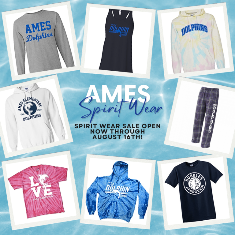 Ames Elementary Spiritwear Shop is OPEN!